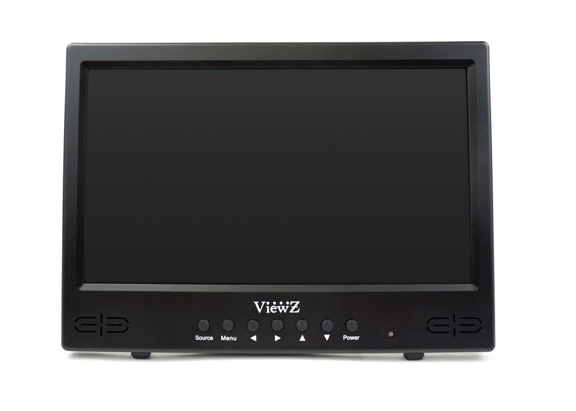 A black monitor with the word ' viewZ ' on it