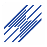staggered blue lines