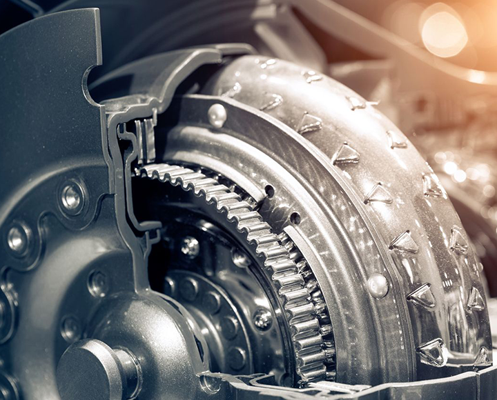 large gear with sunlight shining on it