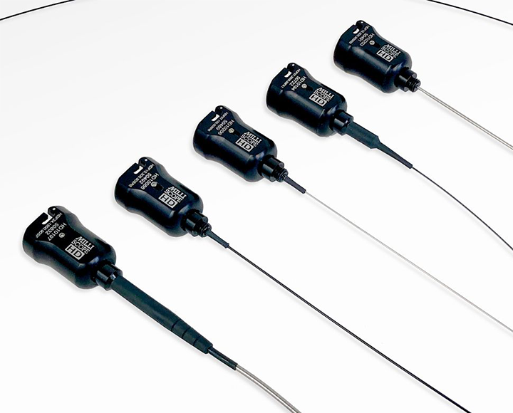 flexible scopes on white background