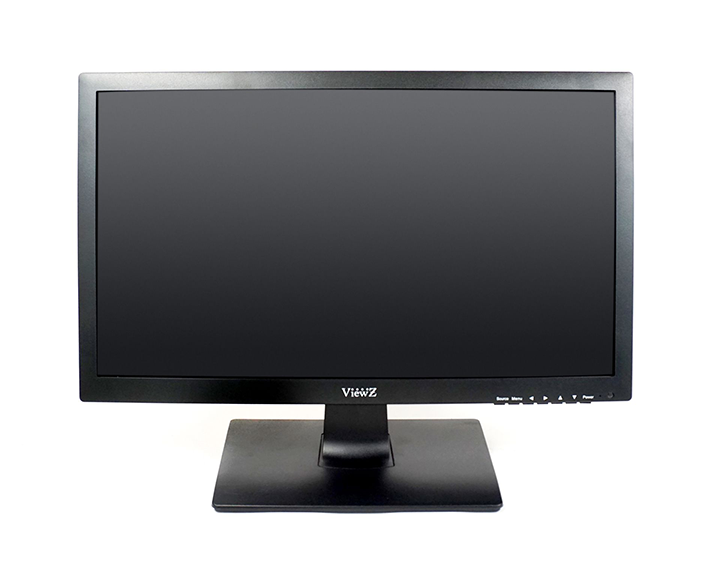 Black monitor with "viewZ" on White background