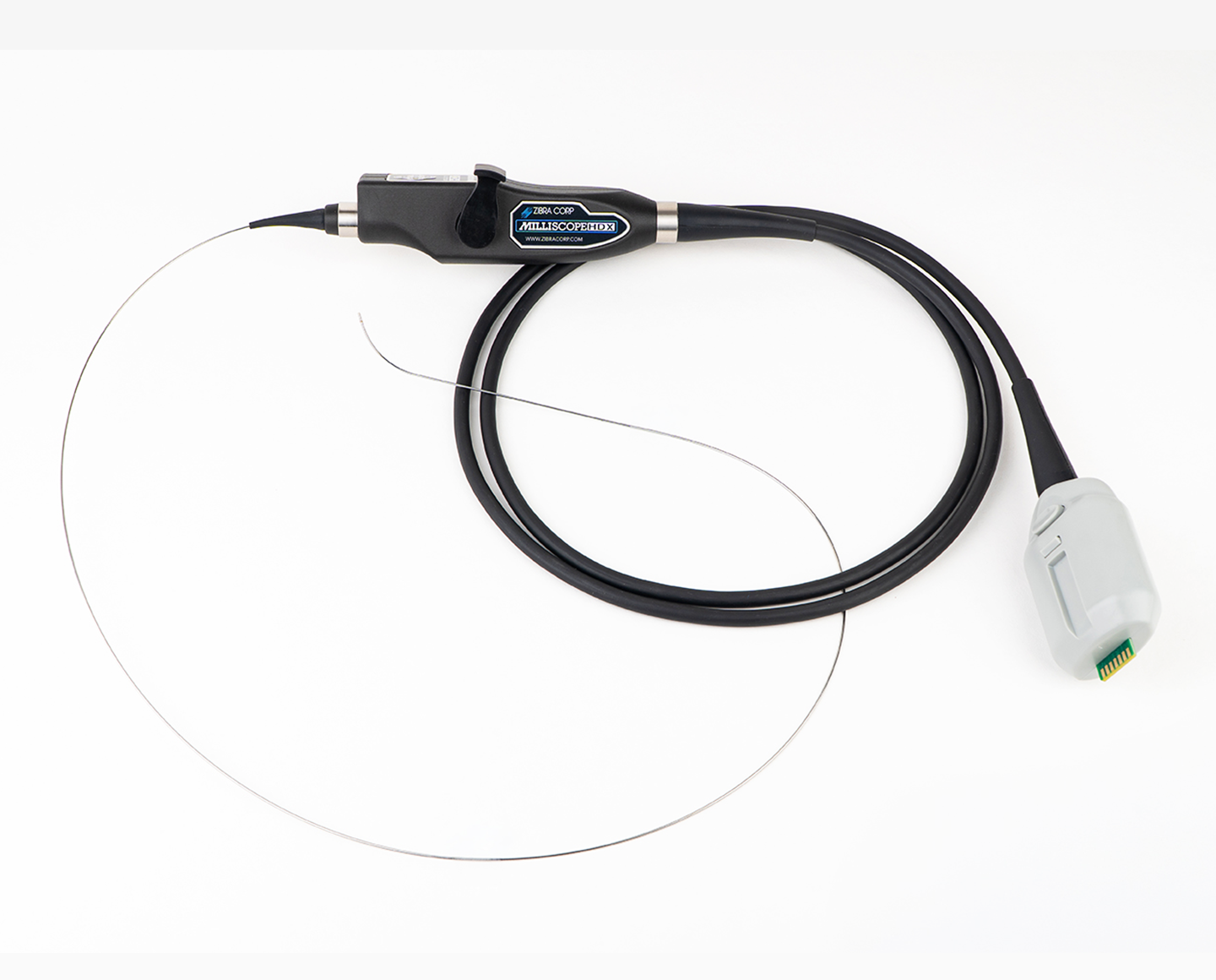 video borescope with very small diameter and USB male connector